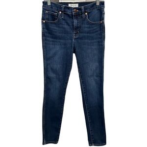 Madewell Women's Skinny Jeans - Dark Blue